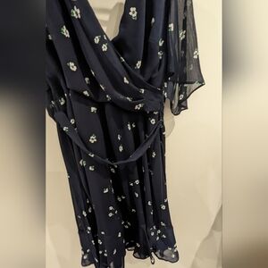 Floral wrap dress - DKNY size 10